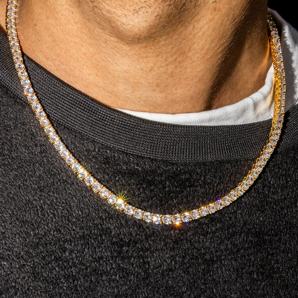 3MM -6MM Iced Out Tennis Chain