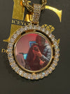 Custom Double Sided Spinning Photo Pendant - IceyCrew