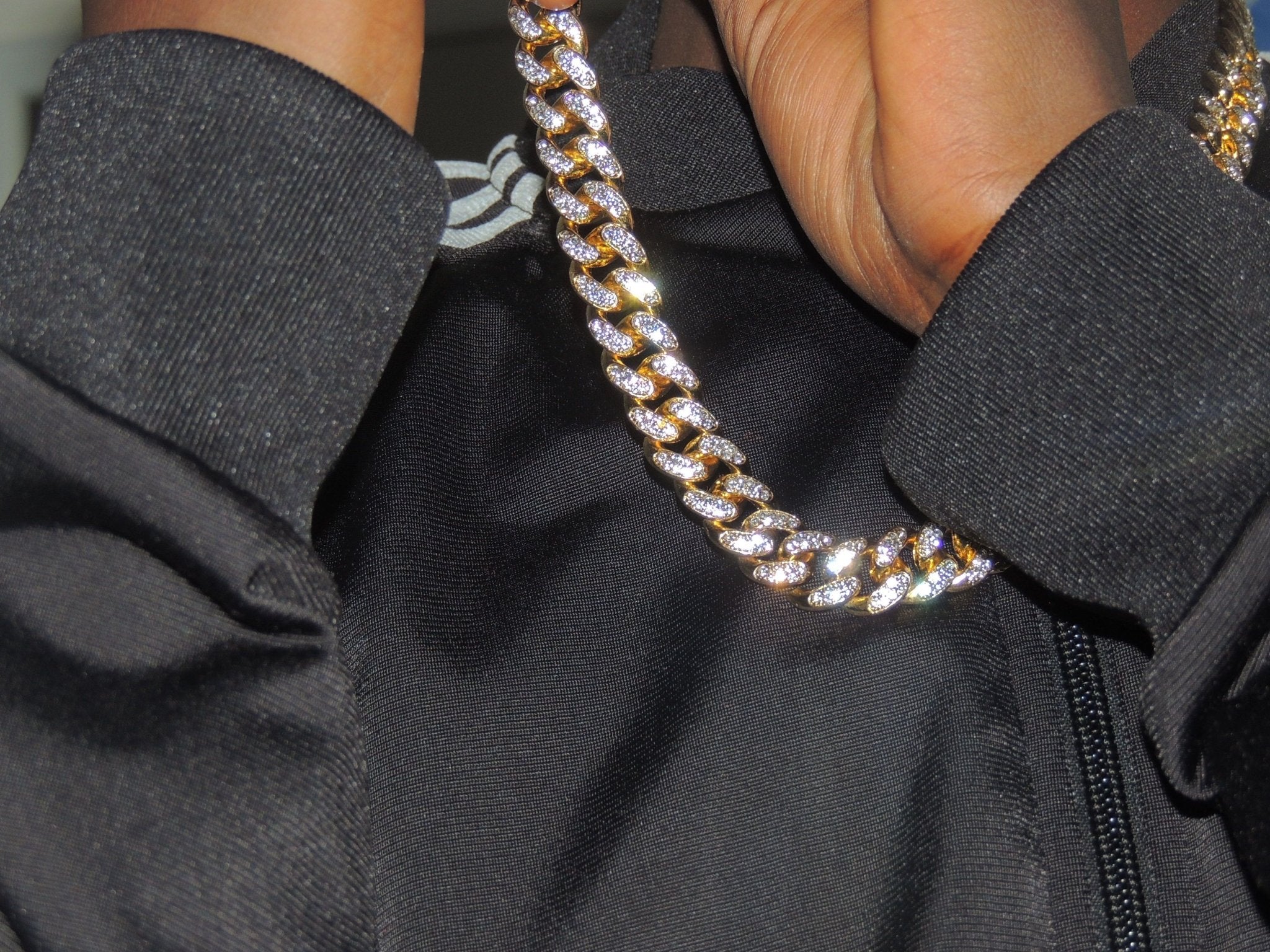 13mm Iced Out 18K Gold Miami Cuban Link | IceyCrew