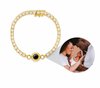Pulsera de tenis con foto personalizada 