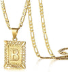 Crown Initial Necklace