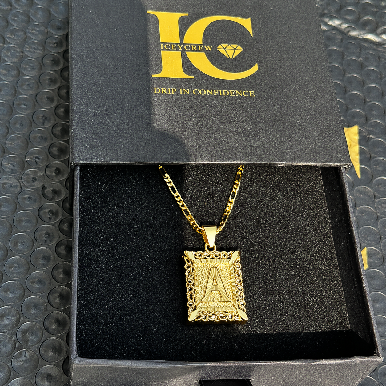 Crown Initial Necklace