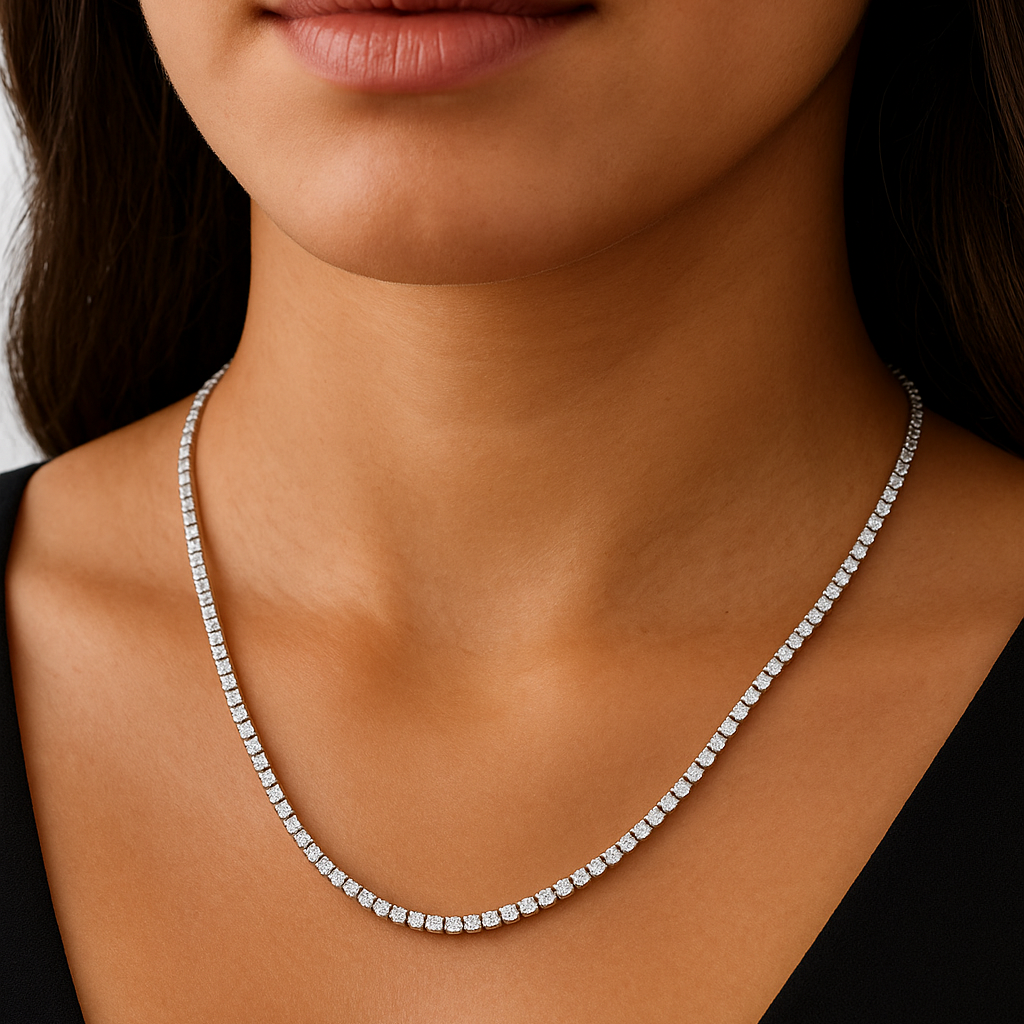 Micro Tennis Chain Rapper Chain Womens 2.5mm Micro Tennis Chain