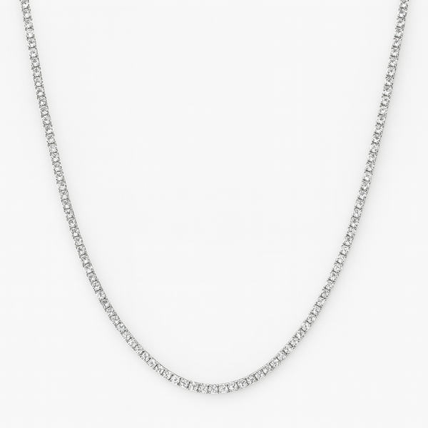 Womens 2.5mm Micro Tennis Chain