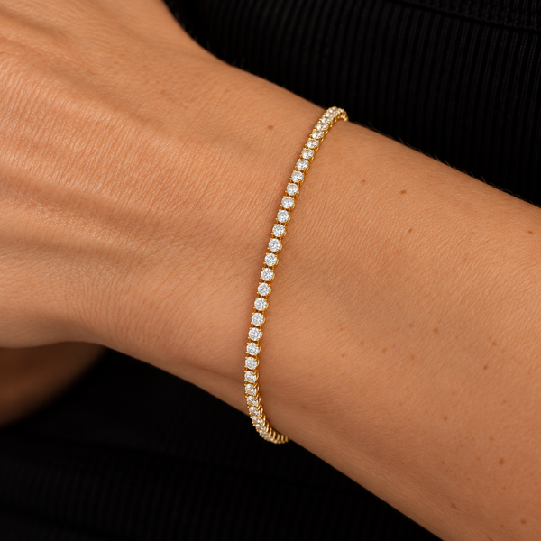 Micro Tennis Bracelet (2mm)