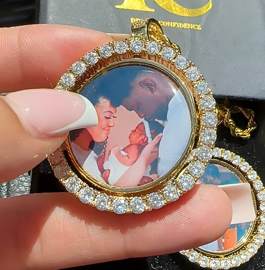 Matching Photo Necklaces