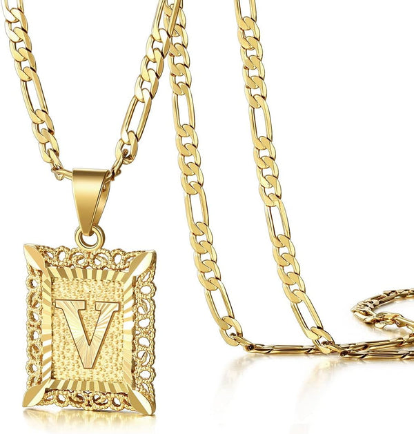 Crown Initial Necklace