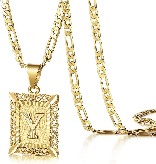 Crown Initial Necklace