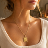 Crown Initial Necklace