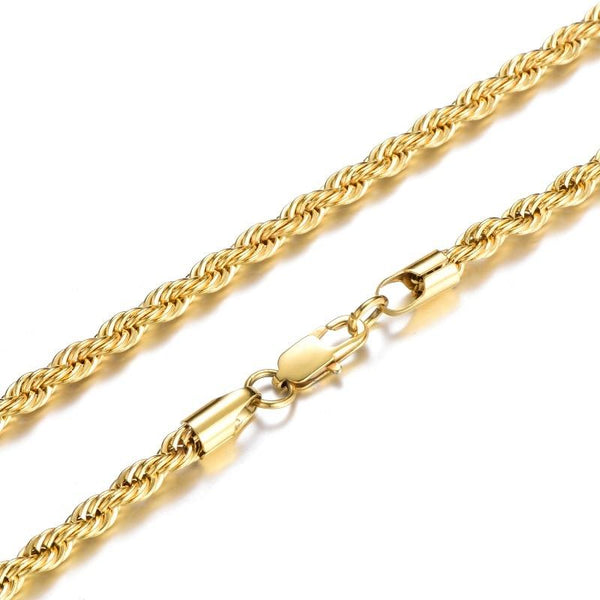 18K Rope Chain (5mm) | IceyCrew