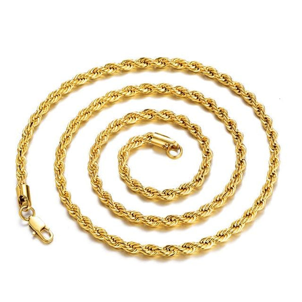 18K Rope Chain (5mm) | IceyCrew