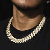 20mm Iced Out 18K Gold Miami Cuban Link | IceyCrew