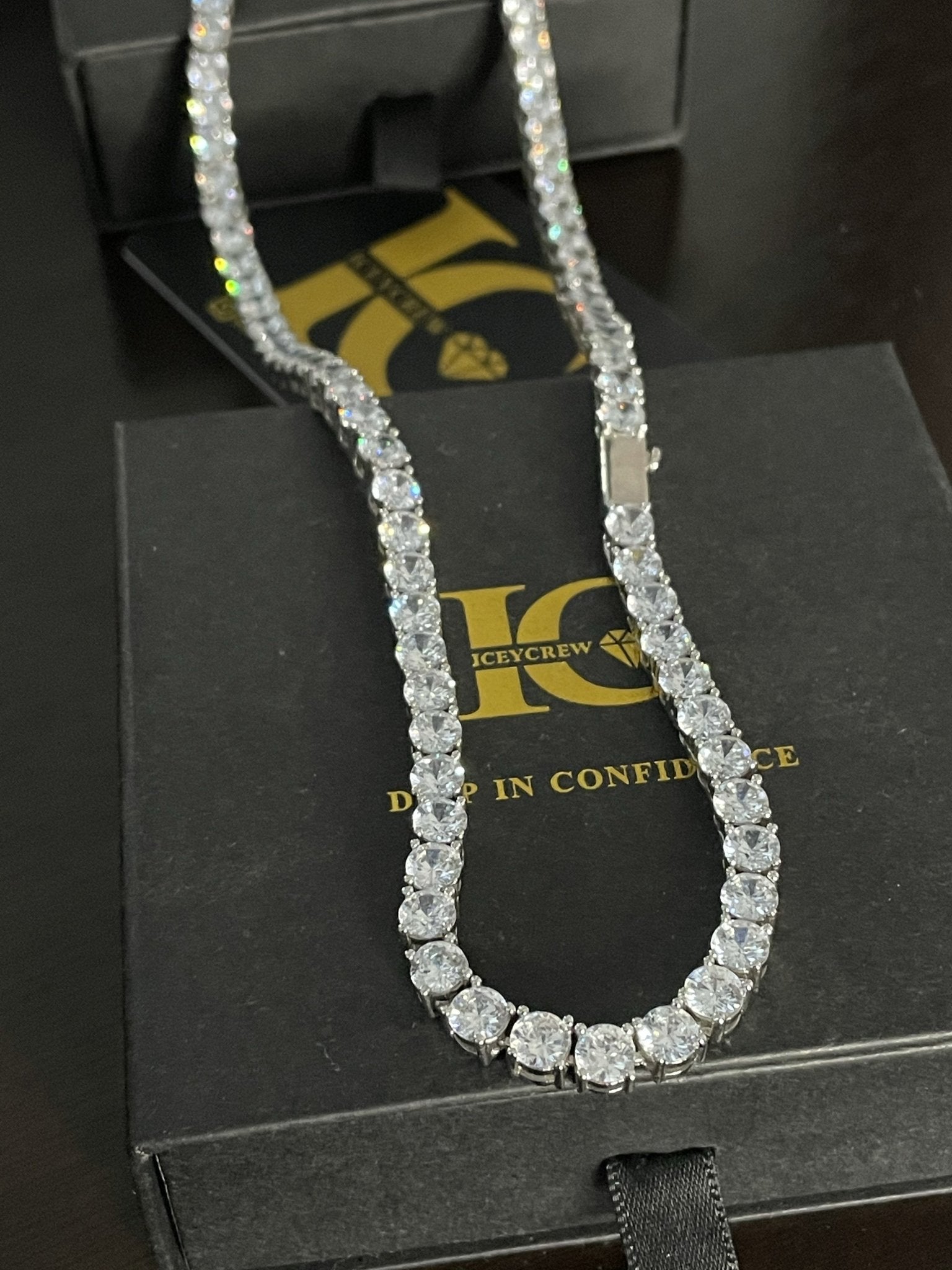 5MM Iced Out Tennis Chain | IceyCrew