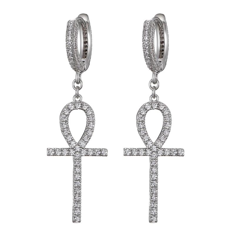 Ankh Cross Earrings V.1 | IceyCrew