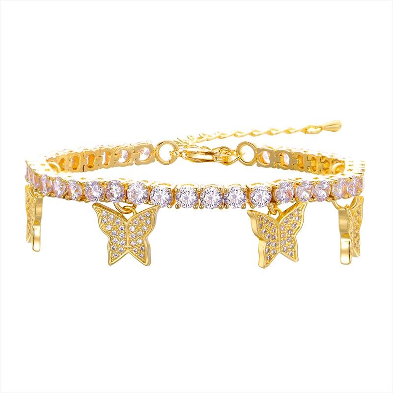 Iced Out Butterfly Tennis Bracelet | IceyCrew
