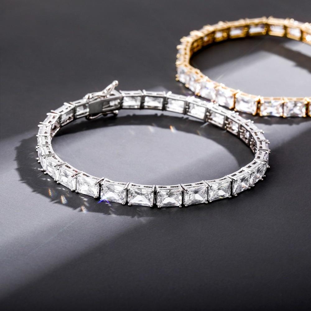 Iced Out Square Tennis Bracelet | IceyCrew
